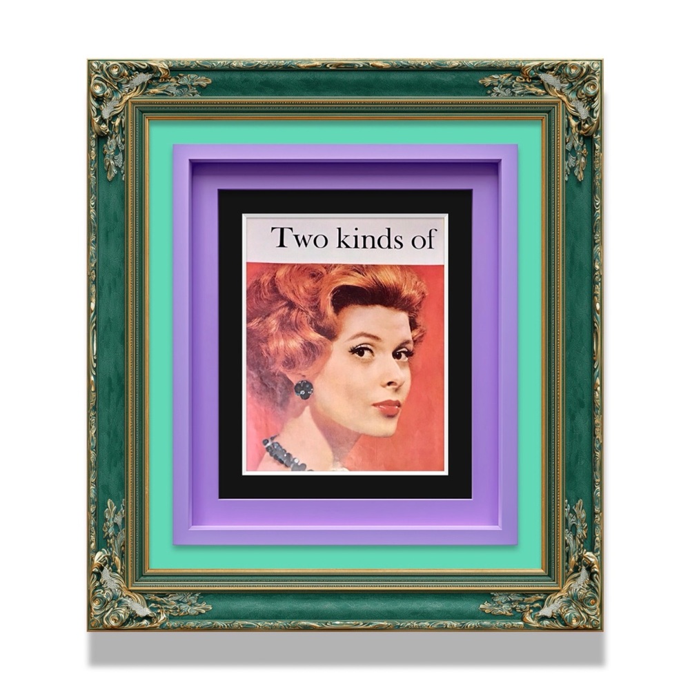 Vintage "Two Kinds o" Advertising Print